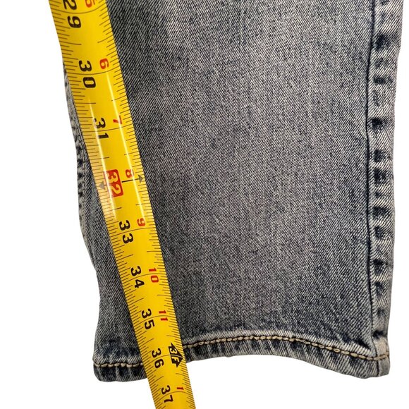 Rank 45 Mens Denim Jeans 32x34 Straight Leg Classic Cowboy Medium Wash Stretch - Picture 15 of 16